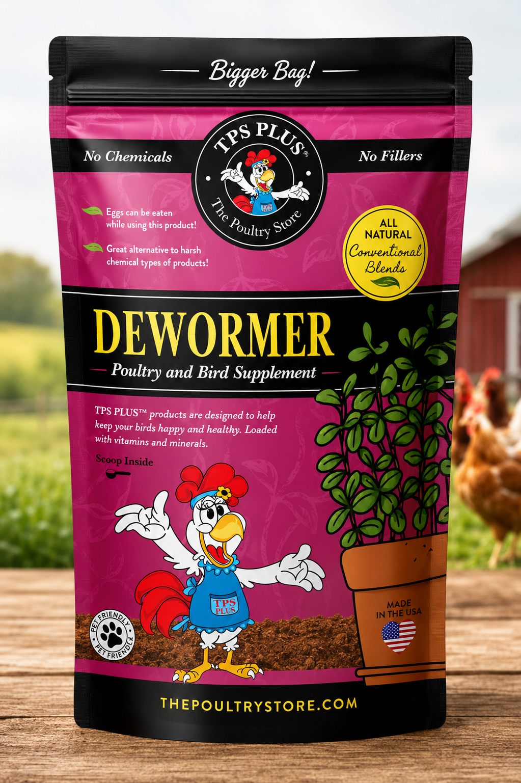 All Natural Poultry Dewormer