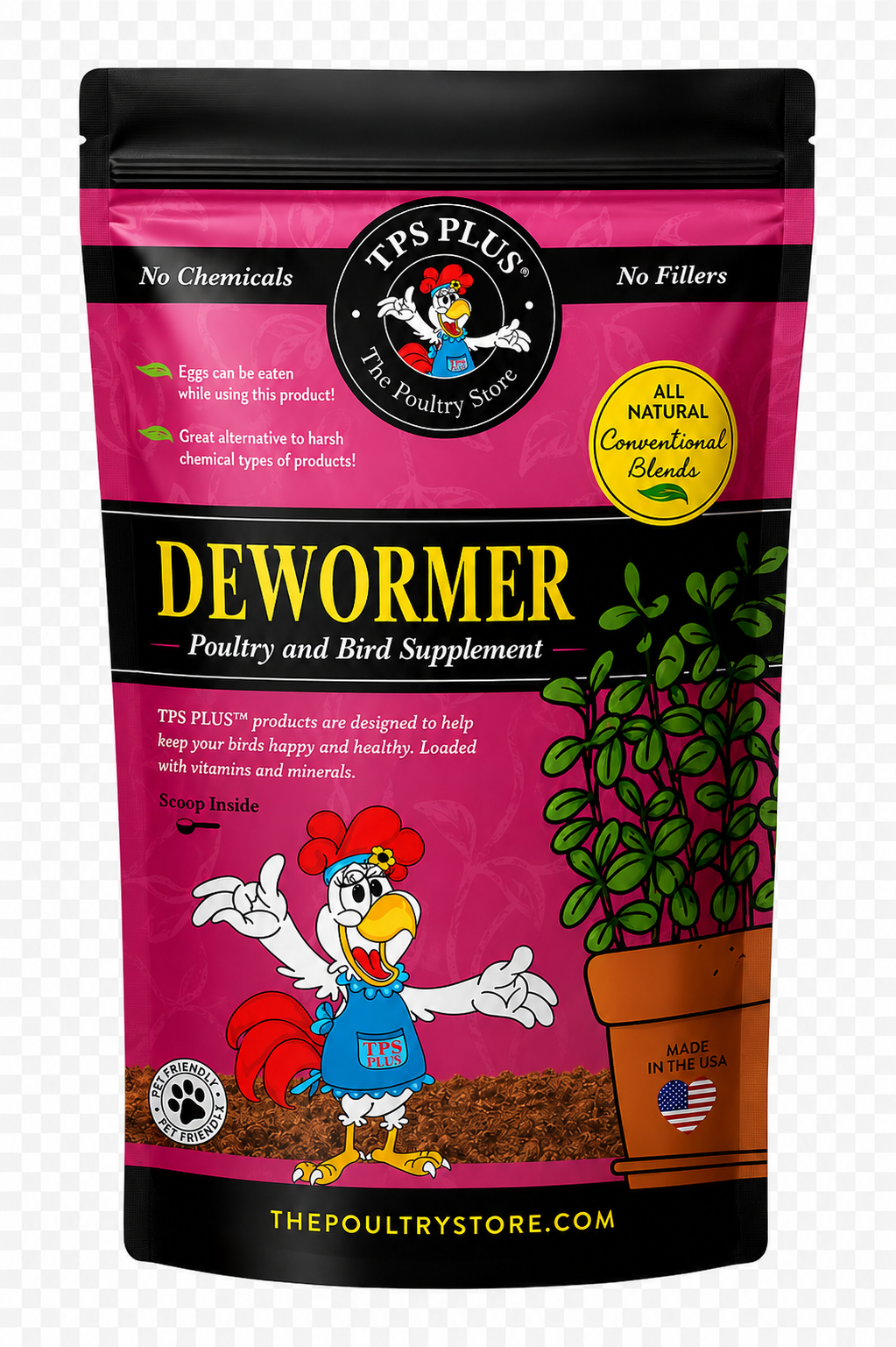 All Natural Poultry Dewormer