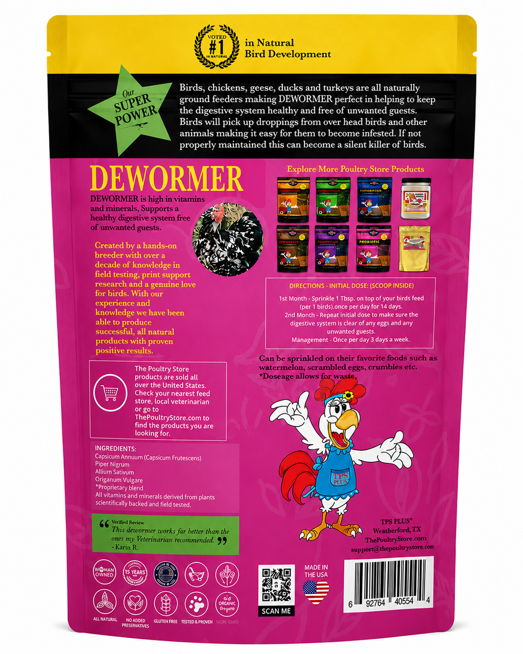 Natural Dewormer - Value Trio Pack - Sm