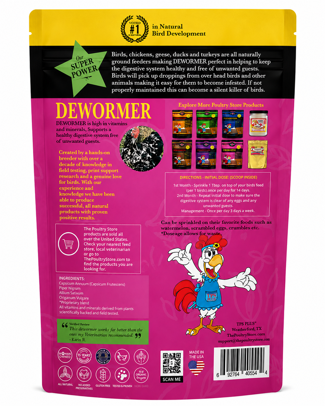 Natural Dewormer - Value Trio Pack - Sm