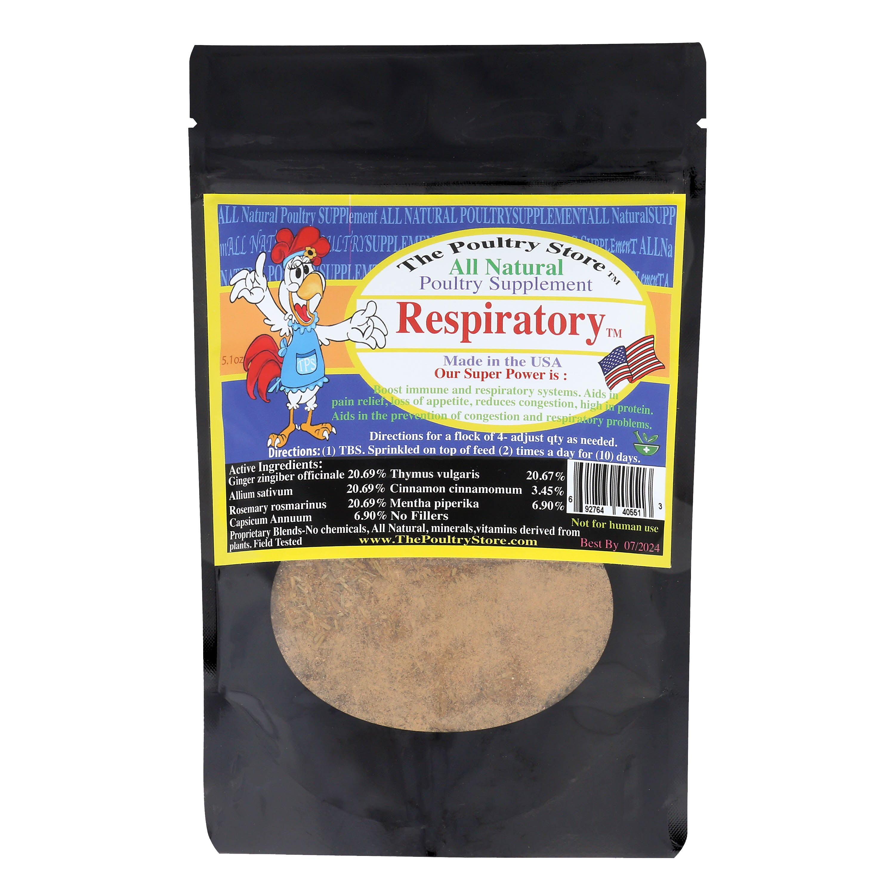 Natural Poultry Respiratory Support