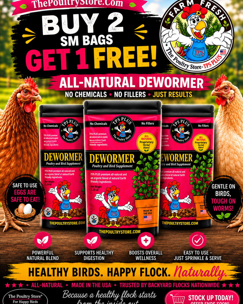 Natural Dewormer - Value Trio Pack - Sm